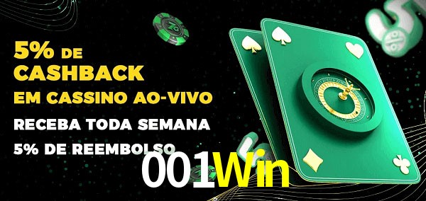 Promoções do cassino ao Vivo 001Win
